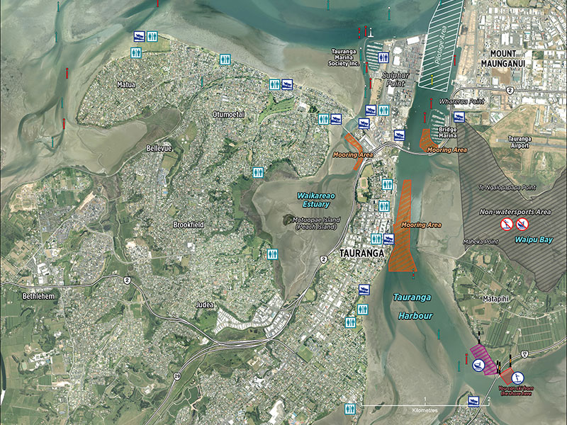 Tauranga Town Reach to Matapihi