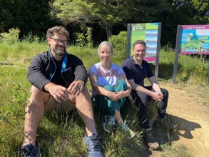Braden Rowson, Karen Smillie and James Denyer