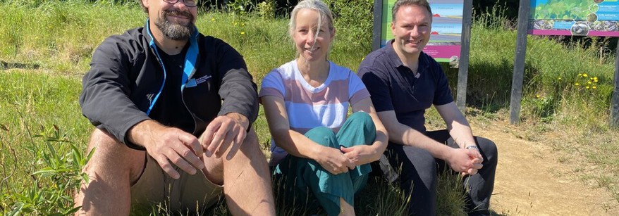 Braden Rowson, Karen Smillie and James Denyer