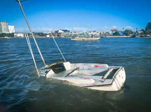 derelict boat