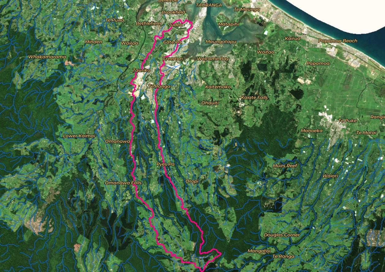 Catchment map
