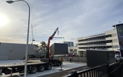 Concrete pour