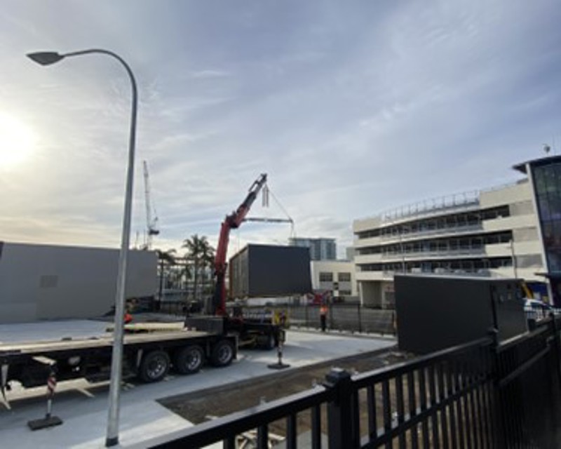 Concrete pour