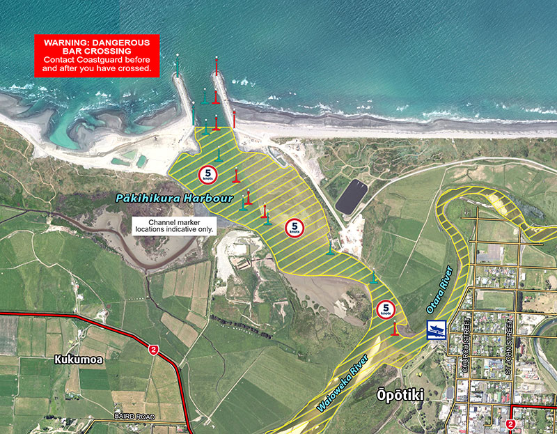 Ōpotiki Harbour map