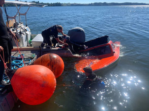 refloating a boat