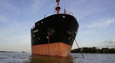 ship at anchor