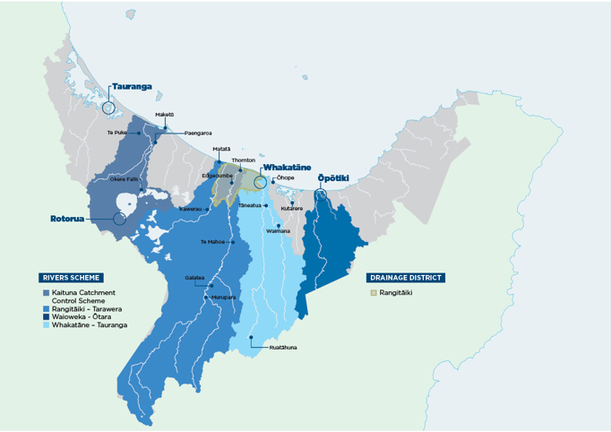 River Scheme map